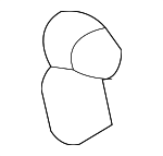 S08472315 - Body: Cylinder &amp; Keys Clip for Mazda: 5, 6, CX-7, CX-9 Image