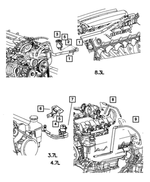 52121114AA - Emission Systems: Proportional Purge Solenoid Bracket for Mopar Image