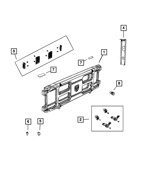 Pickup Box and Fuel Filler Door for 2020 Ram 1500 Classic #7