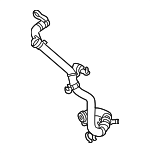 LR174771 - Cooling System: Water Inlet Hose for Land-Rover Image
