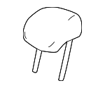 23465625 - Body: Headrest for Cadillac: ATS Image