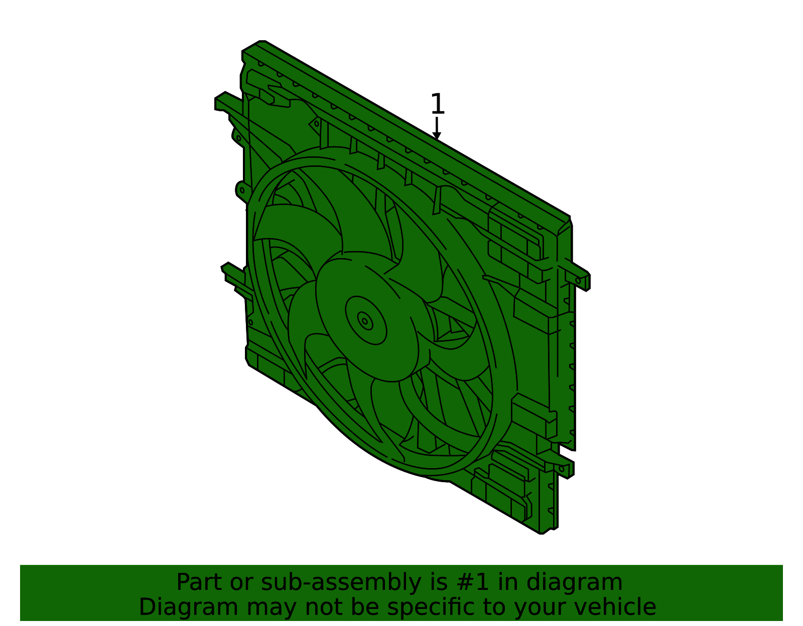 2022-2025 Volvo Engine Cooling Fan Assembly 32222287 | Truck Part Center