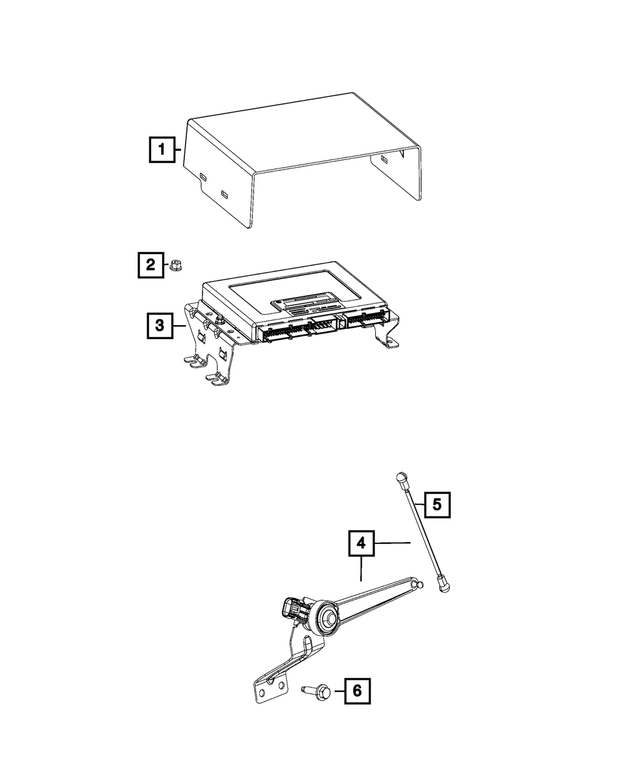 68184593AB - Rear Suspension: Module Cover for Mopar Image image