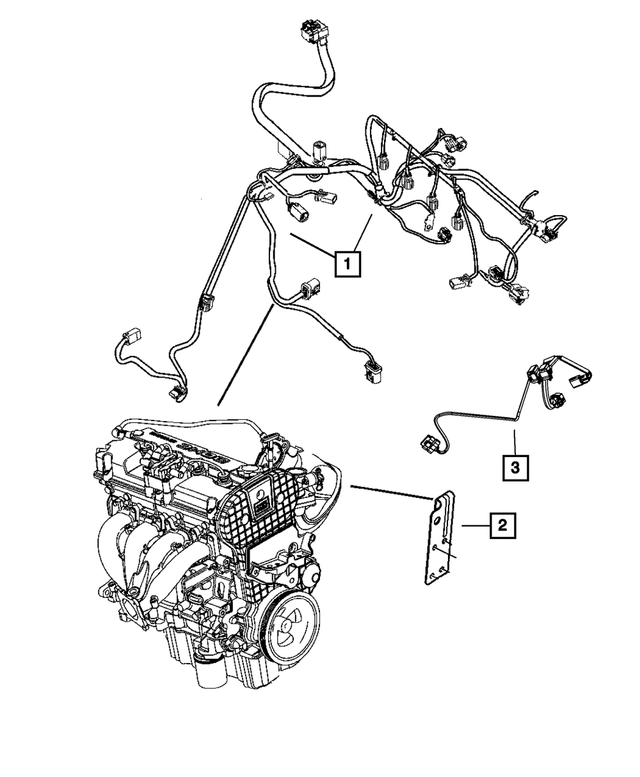 68165757AA - Electrical: Jumper Wiring for Mopar Image image