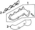 8972452681 - : Exhaust Manifold for Honda Image