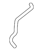 16281F0100 - Cooling System: Front Hose for Toyota Image