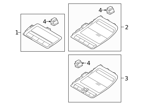 Overhead Console for 2023 Mazda 3 #0
