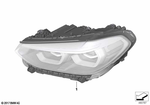 63117466116 - Lighting: Headlight, Led, Ahl, High, Right for BMW Image