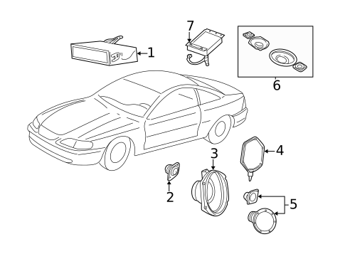 Sound System for 2004 Ford Mustang #0