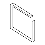 5Q0820061B - HVAC: Evaporator Core Gasket for Volkswagen: Arteon, e-Golf, Golf, Golf Alltrack, Golf R, Golf SportWagen, GTI, Jetta, Taos, Tiguan Image