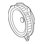 861600WY50 - Body: Rear Dr Speaker for Toyota: Avalon, Camry, Corolla, Corolla Cross, Grand Highlander, Highlander, RAV4, RAV4 Prime Image