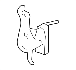 8621202540 - : 2019-2024 Toyota - Display Unit Mount Bracket for Toyota: Corolla, Corolla Cross, Crown, Crown Signia, GR Corolla Image