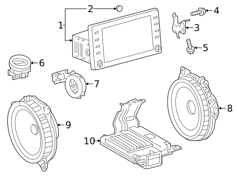 Antenna & Radio for 2025 Toyota Corolla #4