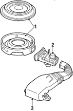E1AZ9600K - Engine: Air Cleaner Assembly for Ford: LTD, LTD Crown Victoria | Mercury: Grand Marquis, Marquis Image
