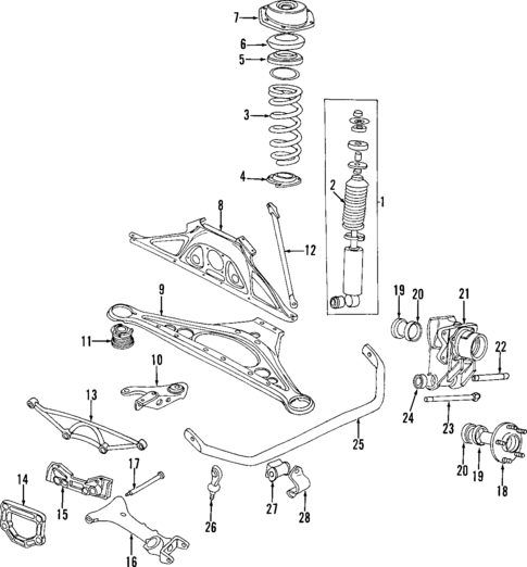 Rear Suspension for 2001 Jaguar XK8 #2