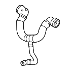 LR091643 - Cooling System: Upper Hose for Land Rover: Range Rover Velar Image