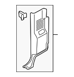 BC3Z25278D13BC - Body: Lower Pillar Trim for Ford: F-250 Super Duty, F-350 Super Duty, F-450 Super Duty Image