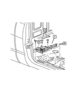 52110480AA - Wheels, Covers and Jacks: Jack Stowage Bracket And Locator for Mopar Image