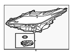 811500E600 - : Headlamp Assembly for Lexus Image