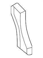 6177760040 - Body: Striker Retainer for Lexus: GX550, LX600, LX700h Image