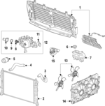 56867775 - Cooling System: Fan Motor for GM Image