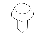 4KE805163 - Body: Rear Cover Clip for Audi Image