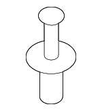 N90558401 - Body: Rear Cover Rivet for Audi Image