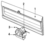 3494077 - Body: Check Arm for Dodge: D100, D150, D250, D350, W100, W150, W250, W350 Image