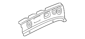 23418104 - : Driver Side Roof Inner Side Rail for GM Image