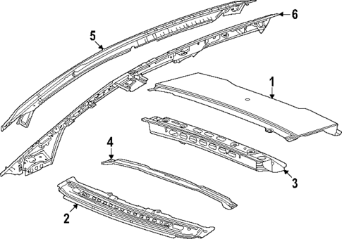 Roof & Components for 2025 Cadillac OPTIQ #0