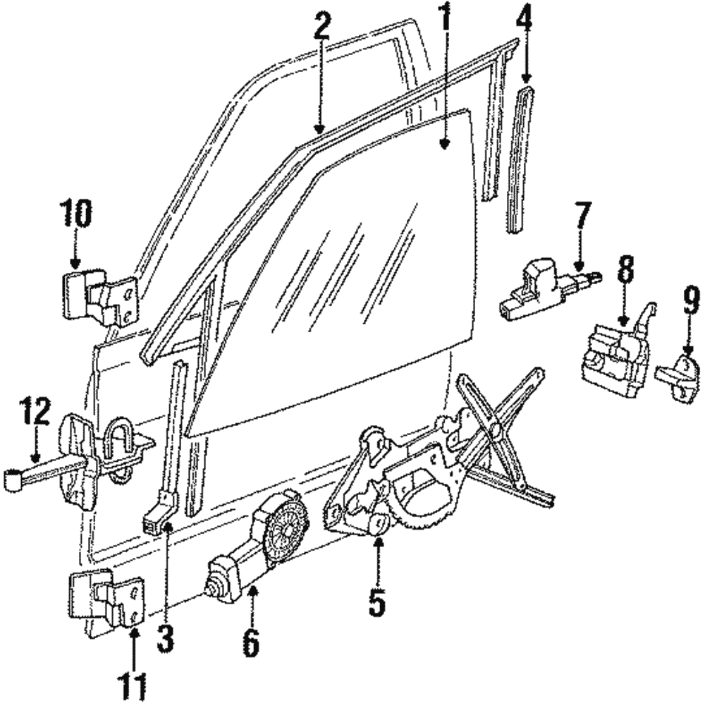 Window Motor - BMW (67628359373)