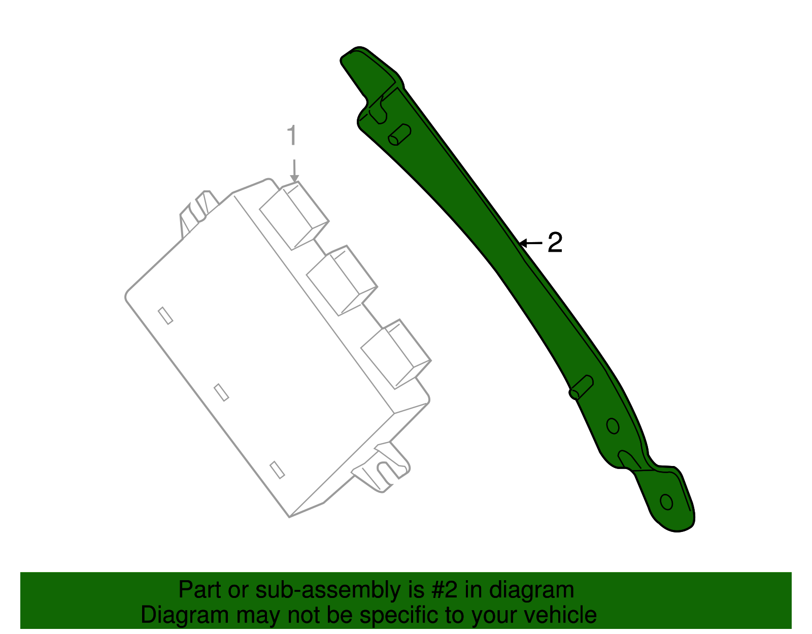 Control Module Bracket (66-21-6-914-108)