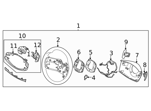 Steering Wheel & Trim for 2023 Genesis GV70 #0
