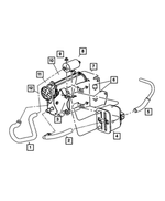 52121514AB - : Filter To Canister Hose for Mopar Image