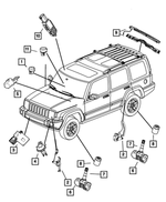 55396910AB - Electrical: Pinch Sensor, Right for Mopar Image