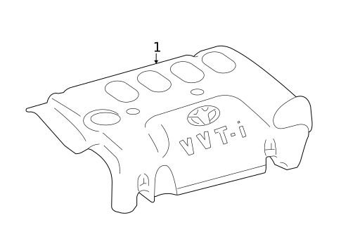 Engine Appearance Cover for 2011 Toyota Yaris #0