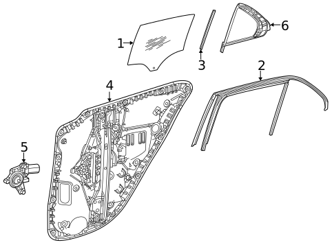 Rear Door for 2022 Mercedes-Benz GLS 63 AMG&reg; #1