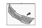 863604U000 - Body: Upper Grille for Kia: Optima Image