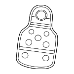 68564558AA - Body: Vent Panel for Mopar Image