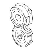 6E903133AF - Cooling System: Belt Tensioner for Volkswagen Image