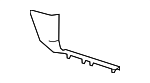 1DX68HL1AD - Body: Front Sill Plate for Mopar Image