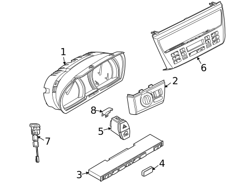Controls for 2010 BMW X3 #1