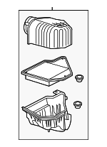 7B0129607A - : Air Cleaner Assembly for Volkswagen Image
