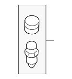 8A8Z2208A - Brakes: Caliper Bleeder Screw for Ford: Explorer, Flex | Lincoln: MKS, MKT Image