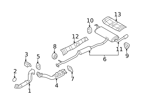 Catalytic Converter for 2012 Nissan Rogue #0