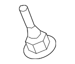 BHN950EA1 - Body: Finish Molding Fastener for Mazda: 3, 6 Image