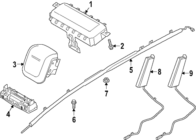 80100R6200MCG - : Driver Air Bag for Hyundai Image