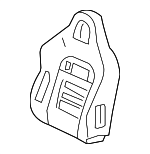 81122S5TE41 - Body: Seat Back Cushion for Honda: Civic Image