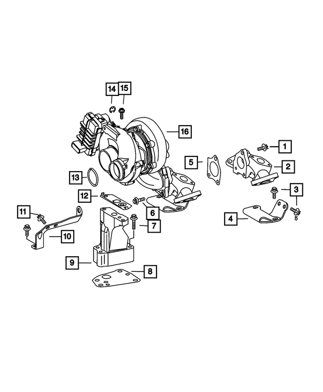 68037220AA - 3.0L Turbo Diesel; Engine: Manifold for Dodge: Sprinter 2500, Sprinter 3500 | Jeep: Grand Cherokee Image