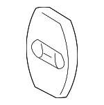 694150E010 - Body: Striker Cover for Lexus: CT200h, ES250, ES300, ES300h, ES330, ES350, GS300, GS350, GS430, GS450h, GS460, GX470, HS250h, IS F, IS250, IS350, LS430, LS460, LS600h, LX570, NX200t, NX250, NX300h, NX350, NX350h, NX450h+, RX350, RX450h, TX350, TX500h, TX550h+ Image